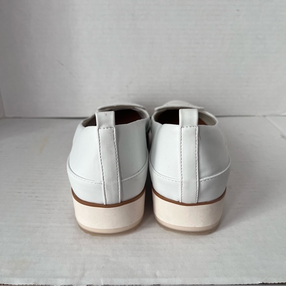 LUCA FERRI WHITE WEDGE LOAFER - Picture 6 of 11